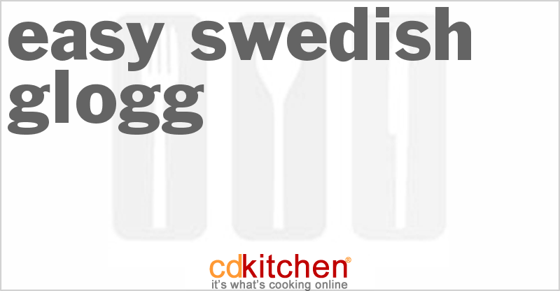 Easy Swedish Glogg - CDKitchen.com