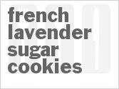 recipe for french lavender sugar cookies