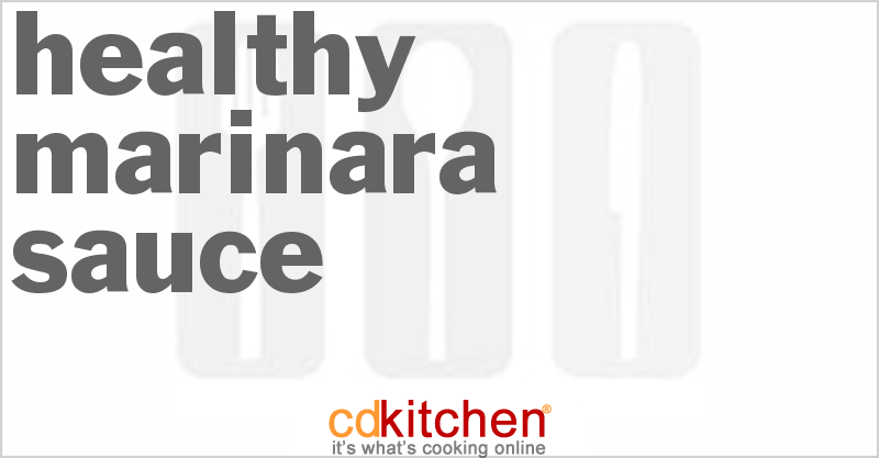 Healthy Marinara Sauce - CDKitchen.com