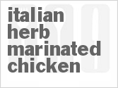 recipe for italian herb marinated chicken