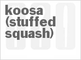 recipe for koosa (stuffed squash)