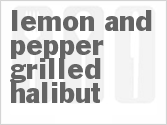 recipe for lemon and pepper grilled halibut