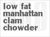 recipe for low-fat manhattan clam chowder