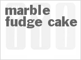 recipe for marble fudge cake