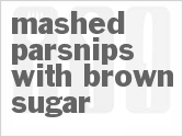 recipe for mashed parsnips with brown sugar