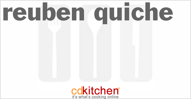 Reuben Quiche - CDKitchen.com