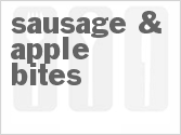 recipe for sausage & apple bites