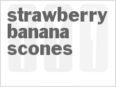 recipe for strawberry banana scones