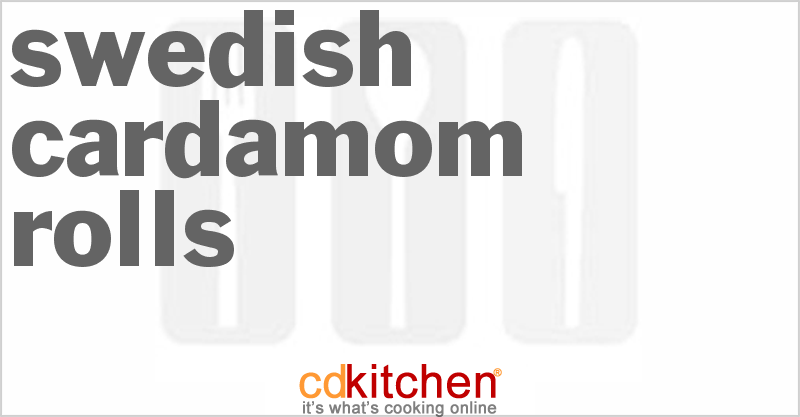 Swedish Cardamom Rolls - CDKitchen.com