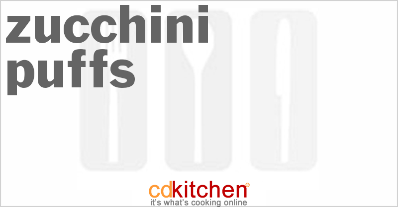 Zucchini Puffs - CDKitchen.com