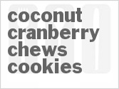 Coconut Cranberry Chews Cookies