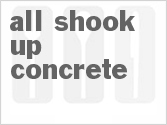 recipe for all shook up concrete