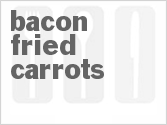 recipe for bacon fried carrots