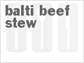 recipe for balti beef stew