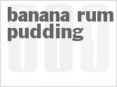recipe for banana rum pudding