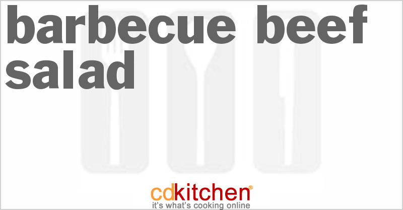 Barbecue Beef Salad - CDKitchen.com