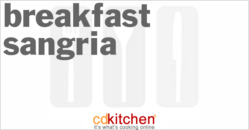 Breakfast Sangria - CDKitchen.com
