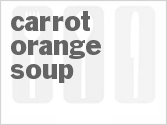 recipe for carrot-orange soup