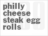 recipe for philly cheese steak egg rolls