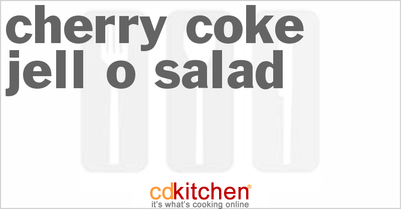 Cherry Coke Jell-O Salad - CDKitchen.com