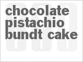 recipe for chocolate pistachio bundt cake