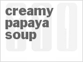 recipe for creamy papaya soup