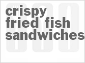 recipe for crispy fried fish sandwiches