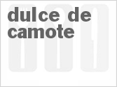 recipe for dulce de camote