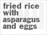 recipe for fried rice with asparagus and eggs