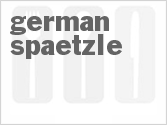recipe for german spaetzle