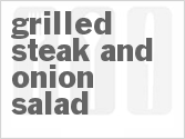 recipe for grilled steak and onion salad