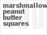 recipe for marshmallow peanut butter squares