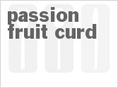 recipe for passion fruit curd