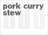 recipe for pork curry stew