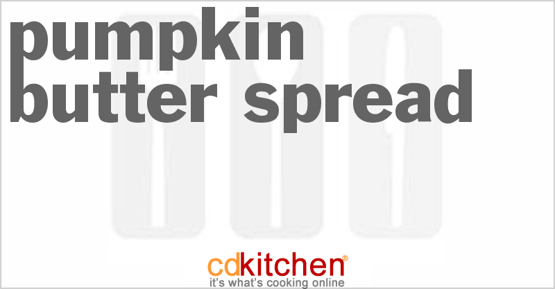 Pumpkin Butter Spread - CDKitchen.com