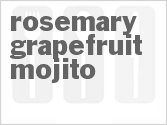 recipe for rosemary grapefruit mojito