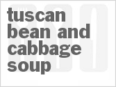 recipe for tuscan bean and cabbage soup