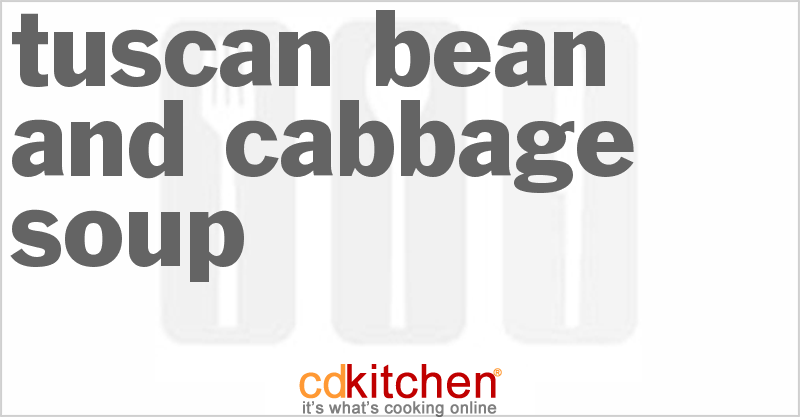 Tuscan Bean And Cabbage Soup - CDKitchen.com