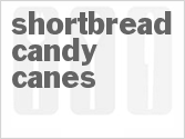 Shortbread Candy Canes