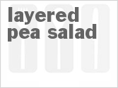 Layered Pea Salad
