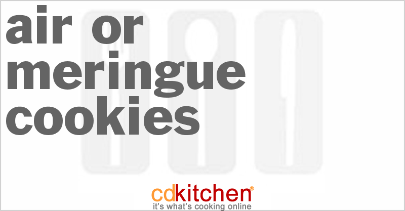 Air Or Meringue Cookies - CDKitchen.com