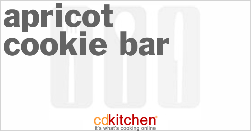 Apricot Cookie Bar - CDKitchen.com