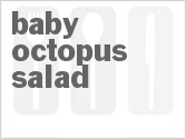 recipe for baby octopus salad