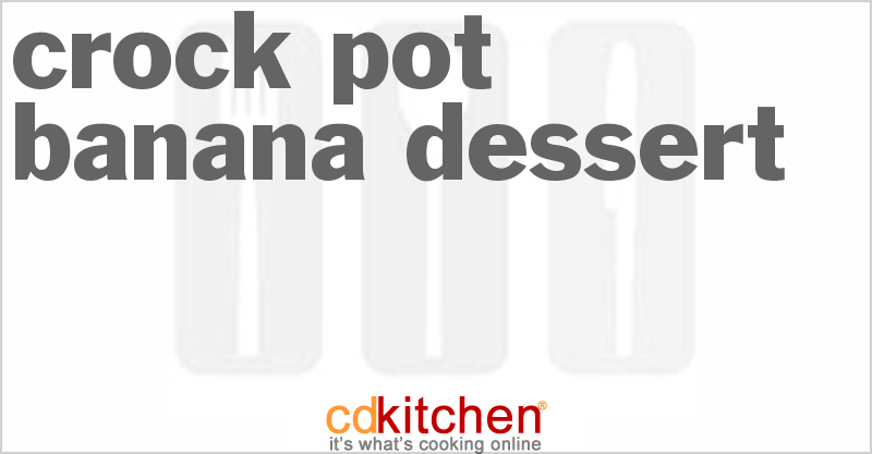 Banana Dessert - CDKitchen.com
