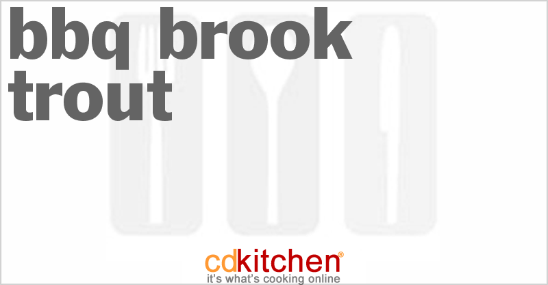 Bbq Brook Trout - CDKitchen.com