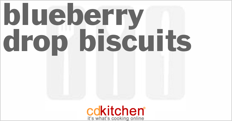 Blueberry Drop Biscuits - CDKitchen.com