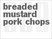 recipe for breaded mustard pork chops