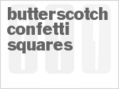 recipe for butterscotch confetti squares
