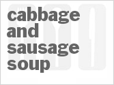 recipe for cabbage and sausage soup