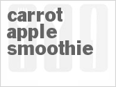 recipe for carrot-apple smoothie